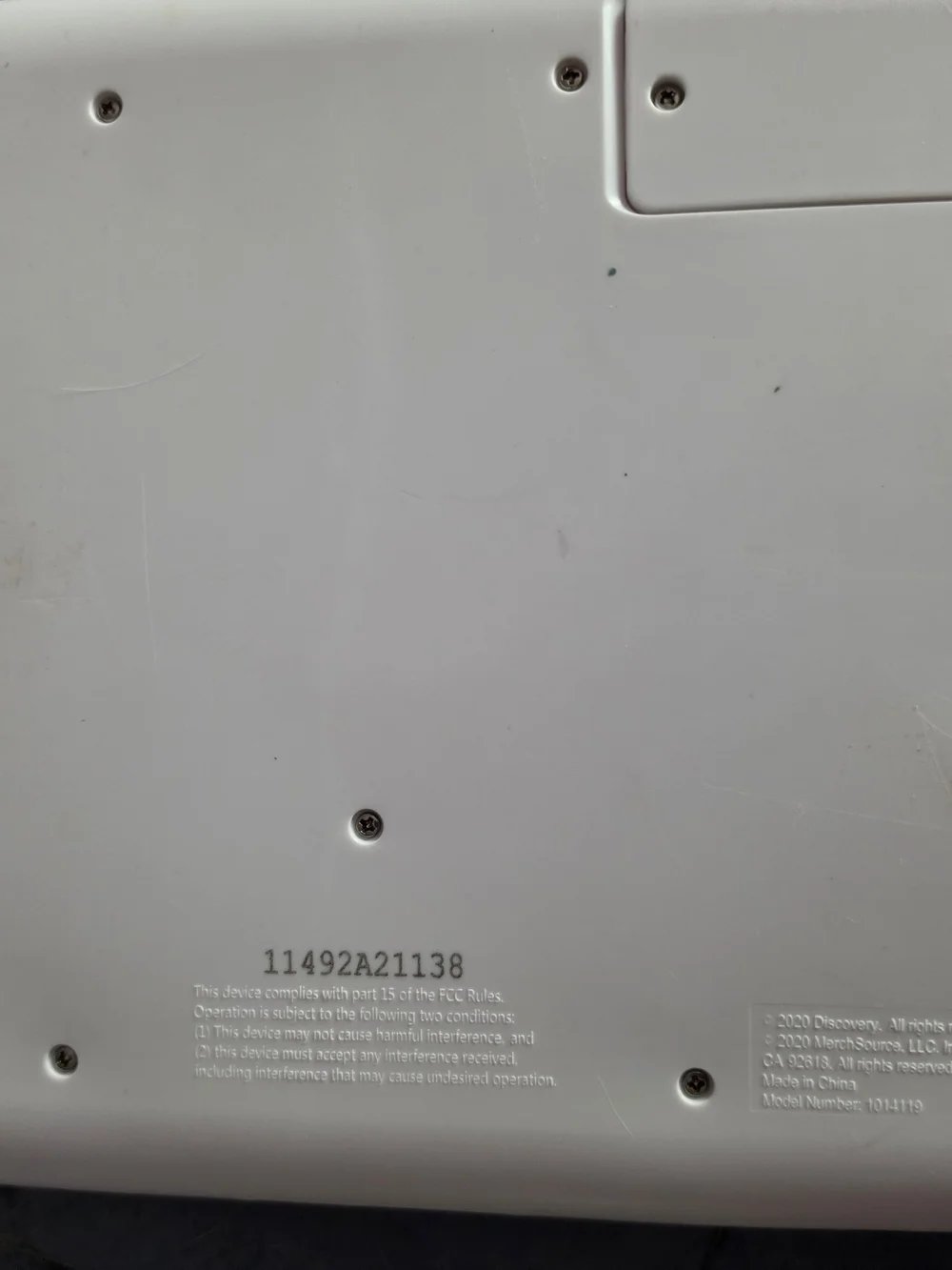 Discovery White Laptop with Blue Logo - Compact Portable Notebook